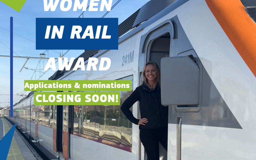 Apply now: Women In Rail Awards 2026